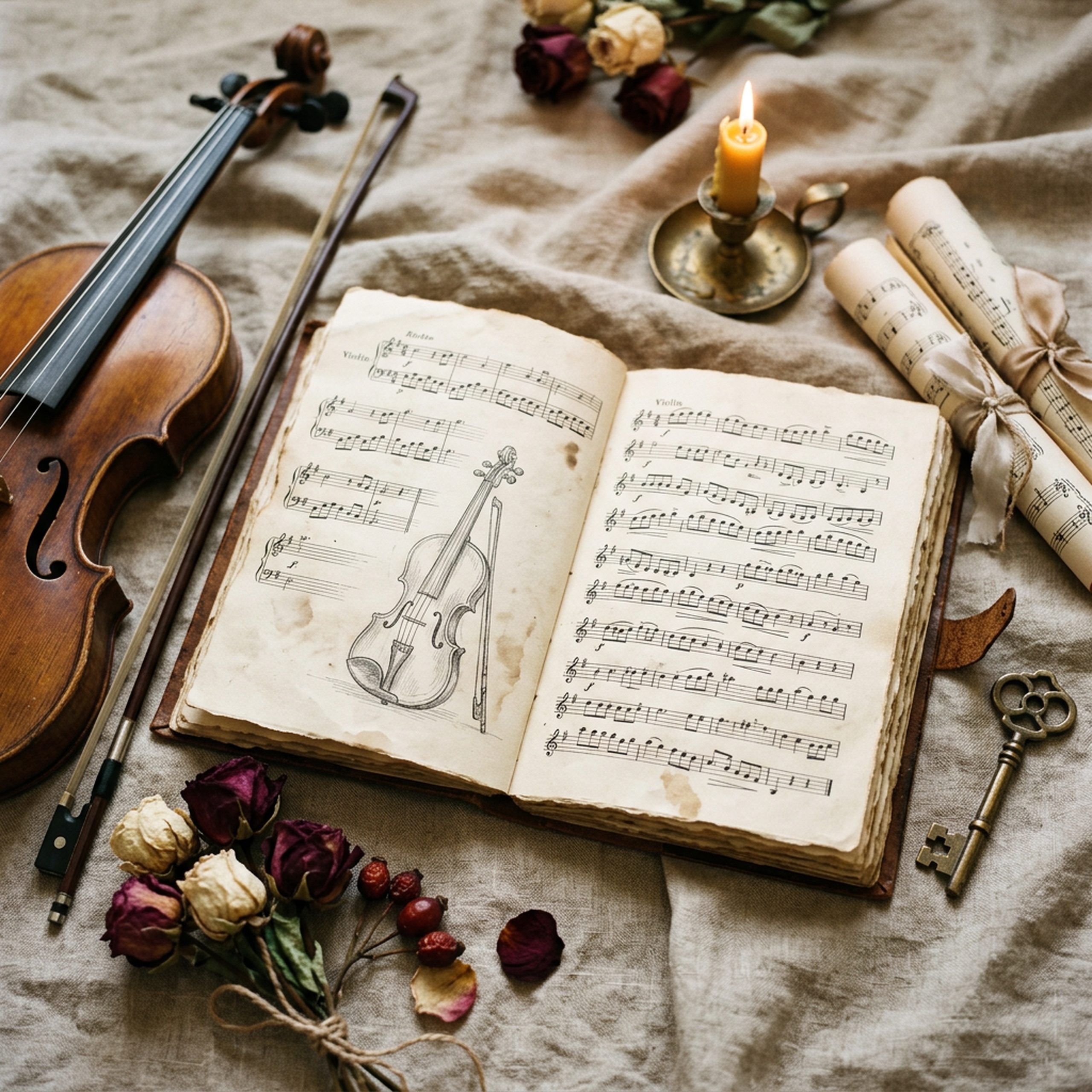 Antique Melody Music Junk Journal Kit ADD-ON | Extra Printable Ephemera | Digital Download