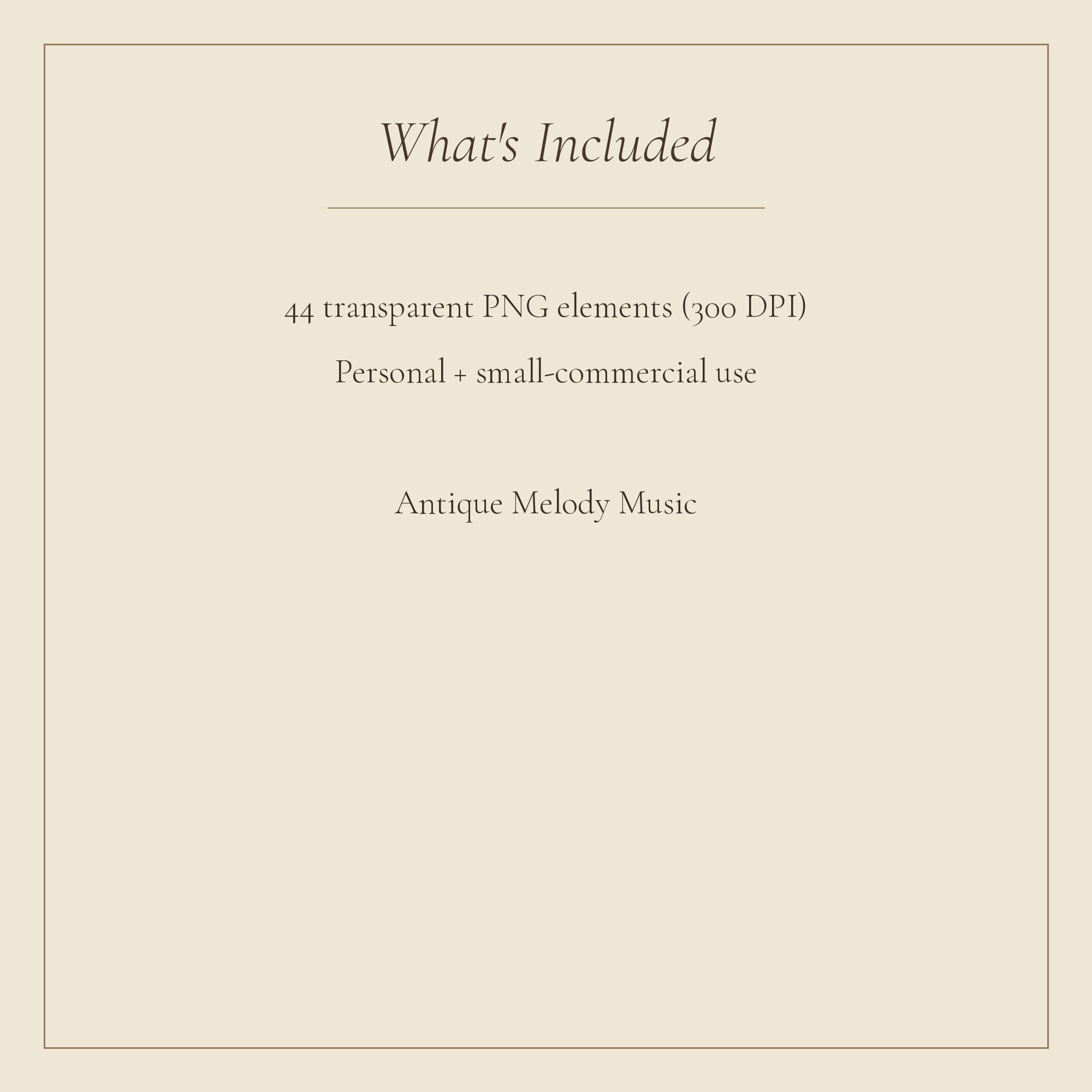 Antique Melody Music Embellishments — preview