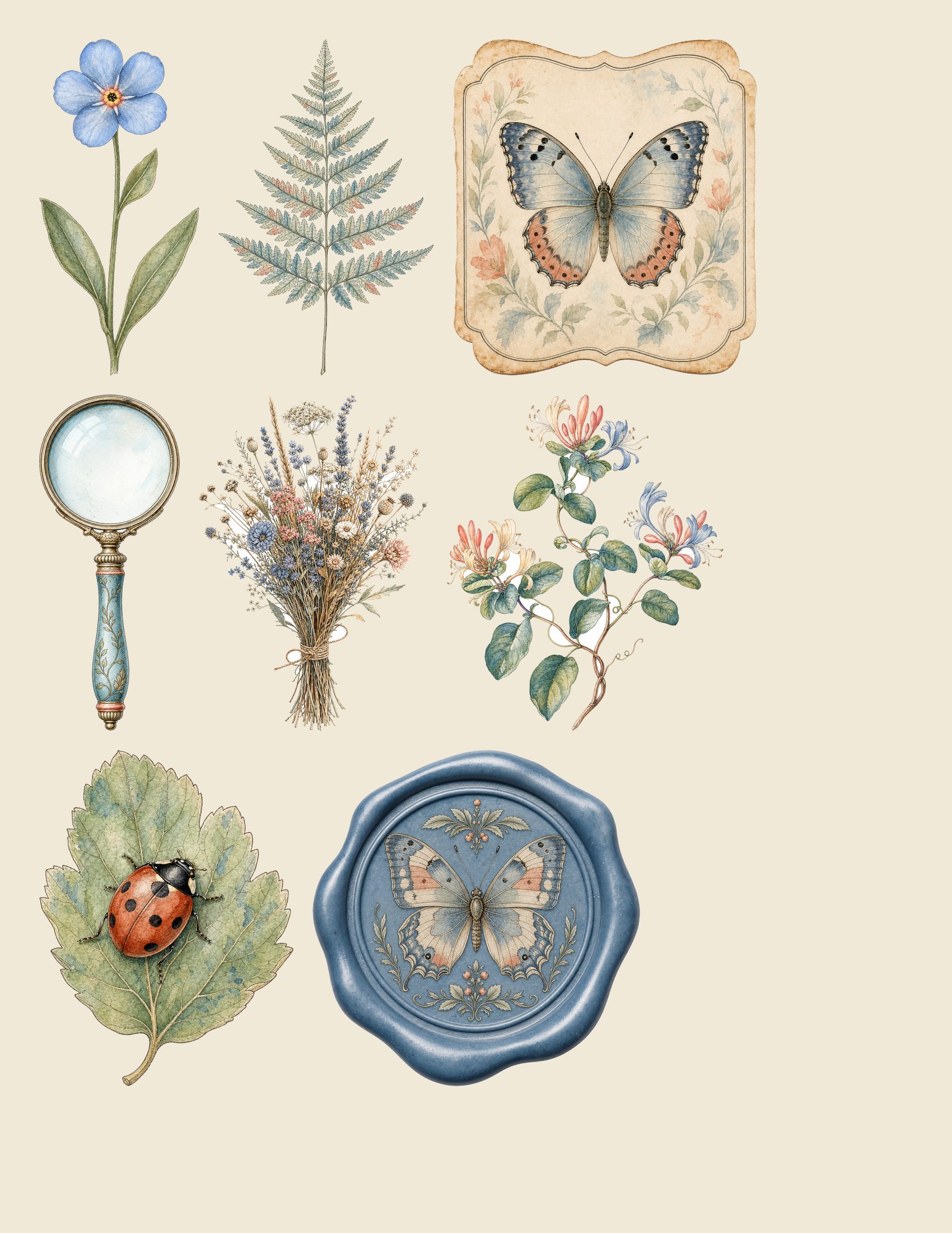 Butterfly Conservatory DELUXE Paper Pack — preview