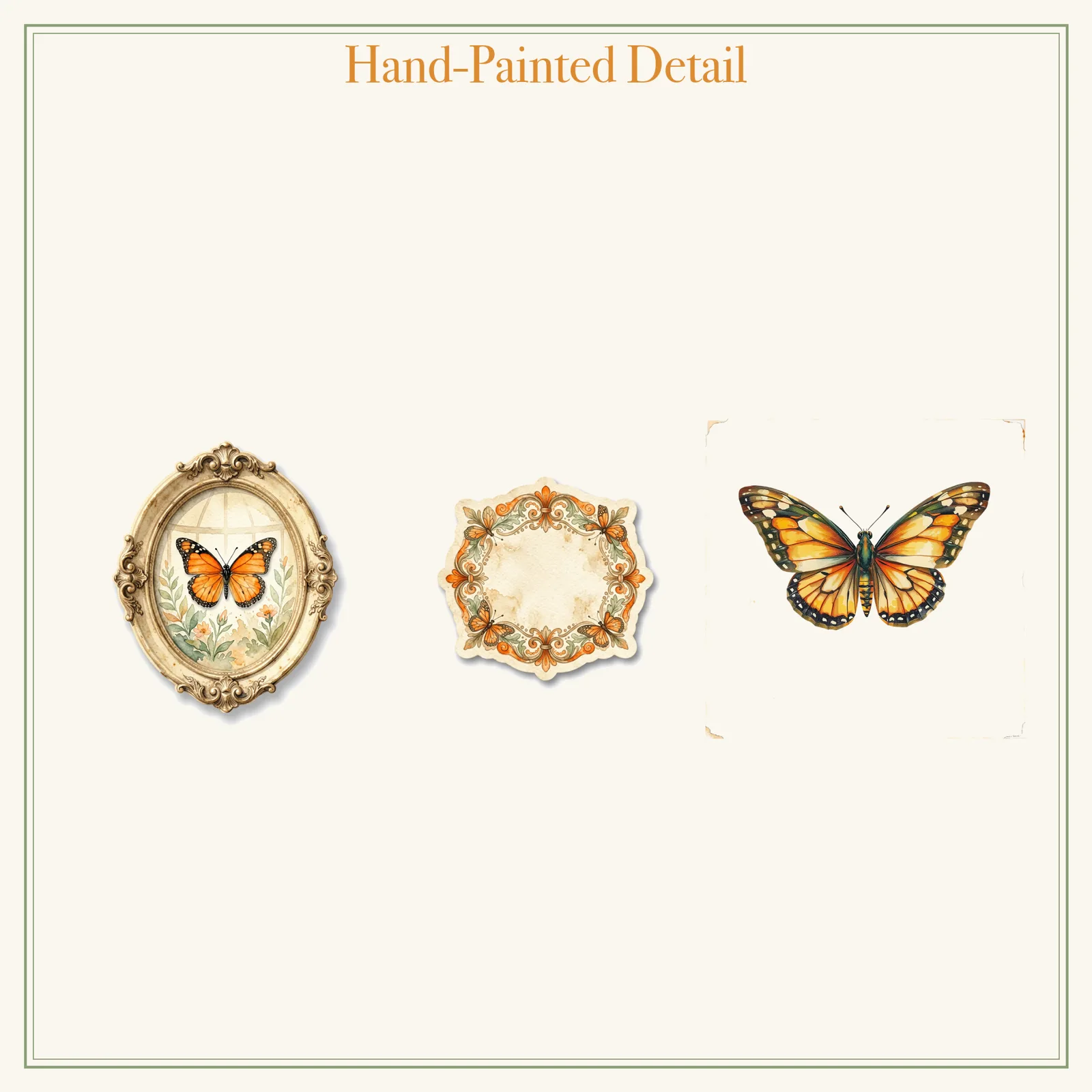 Butterfly Conservatory Junk Journal Kit | Vintage Lepidoptera Ephemera Papers | Printable Cut-Outs | Digital Download