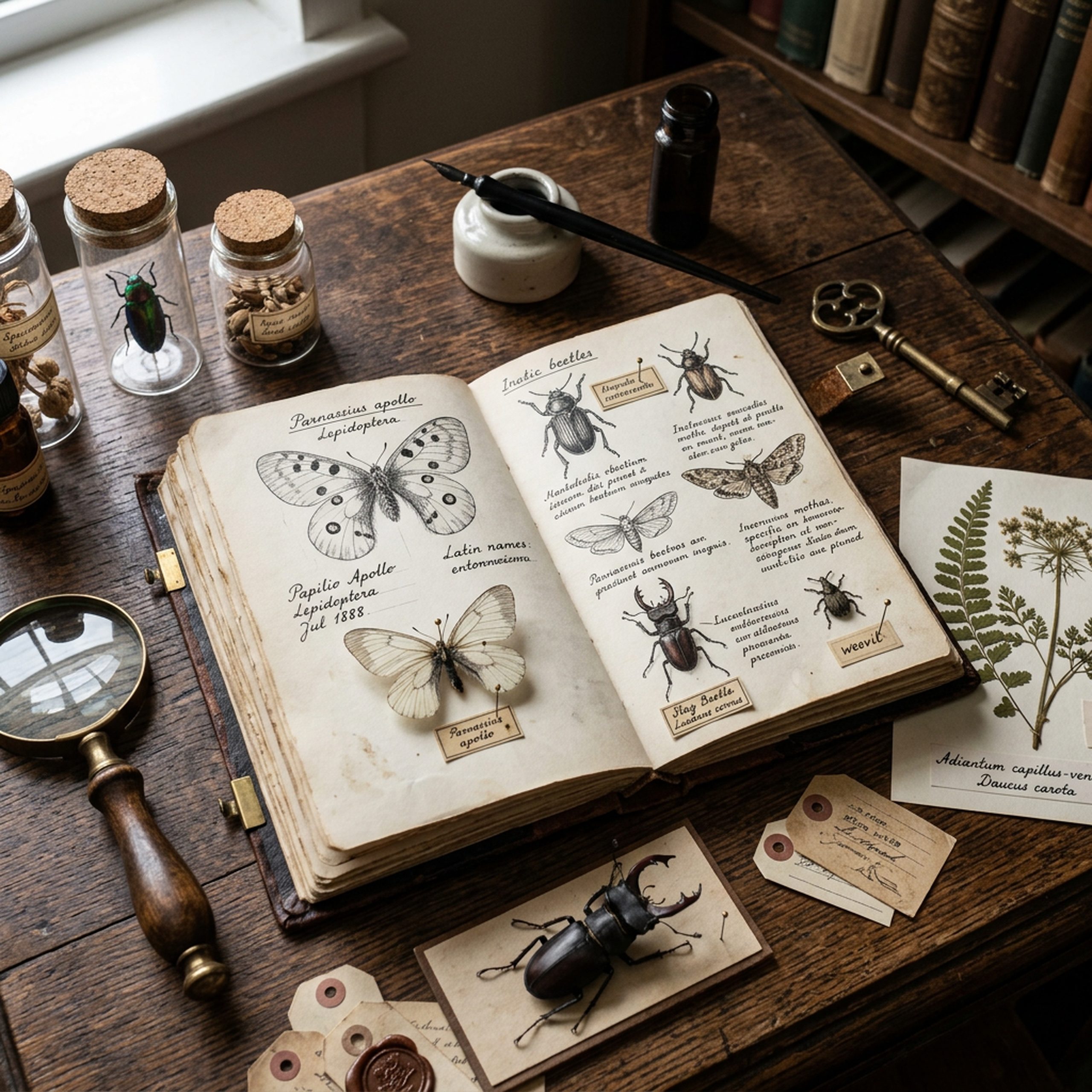 Cabinet of Curiosities Embellishments | Printable Fussy Cut Ephemera Pack | Digital Download