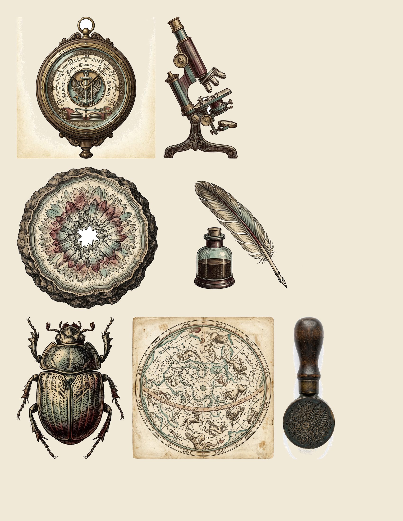 Cabinet of Curiosities Paper Pack — preview