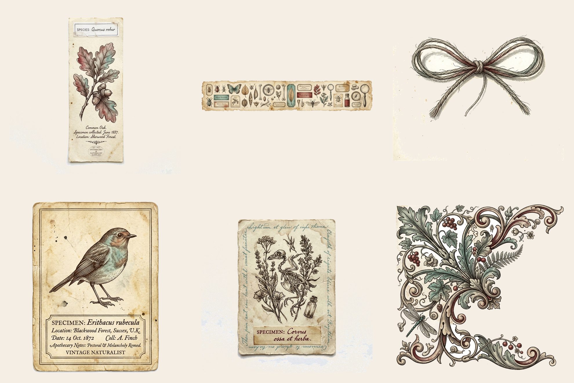 Cabinet of Curiosities Paper Pack — preview