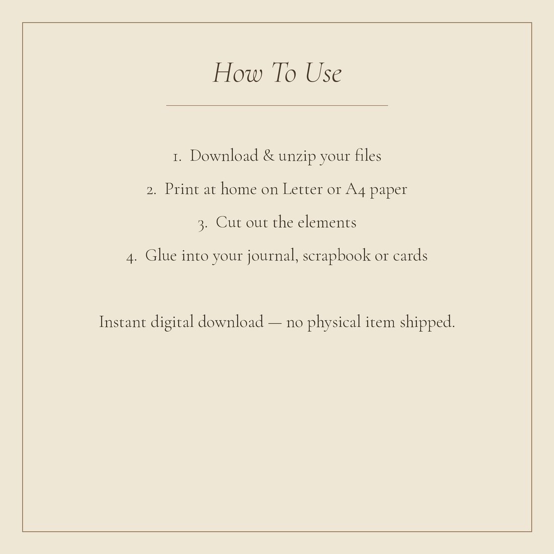 Celestial Observatory junk journal kit — download info