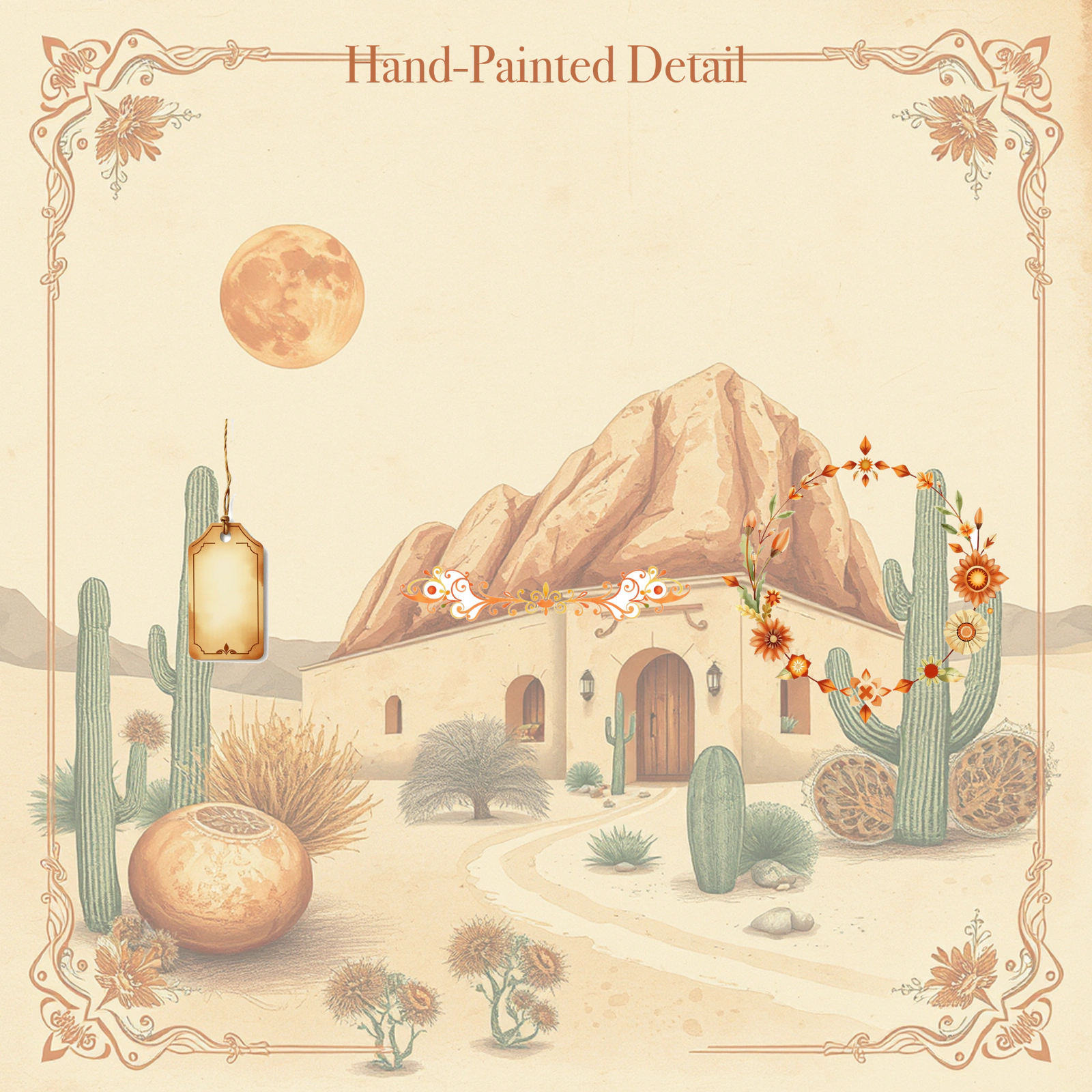 Desert Southwest Junk Journal Kit | Cactus & Terracotta Boho Ephemera Papers | Printable Cut-Outs | Digital Download