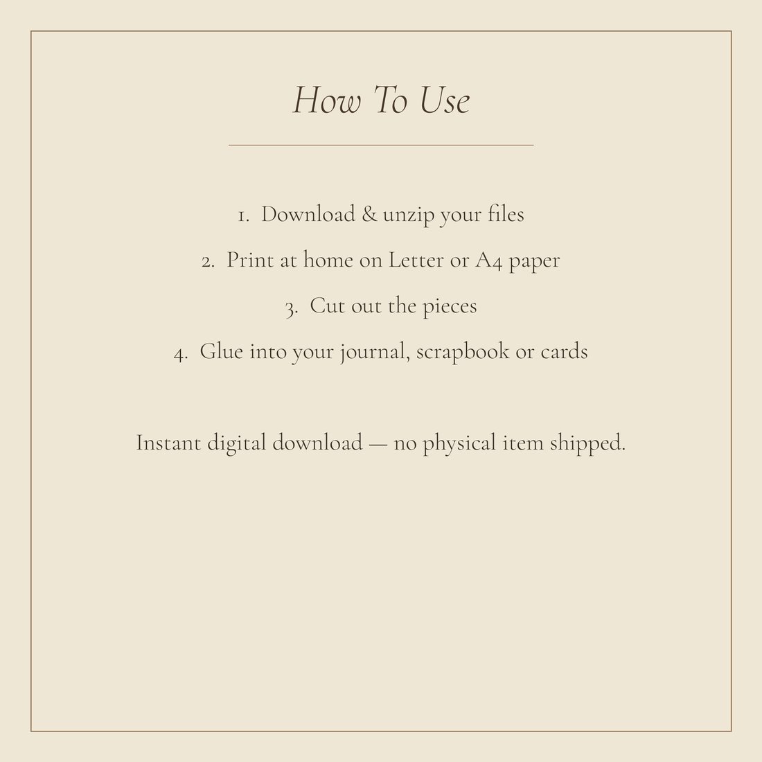 Enchanted Forest junk journal kit — download info