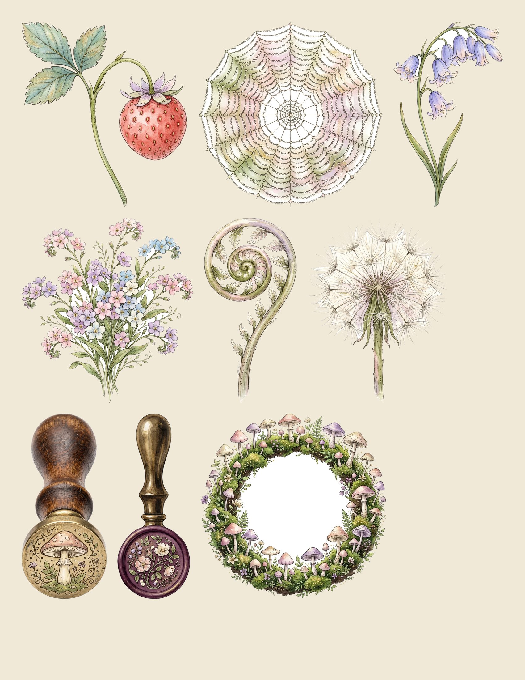 Fairy Toadstool Hollow Junk Journal Kit ADD-ON — preview