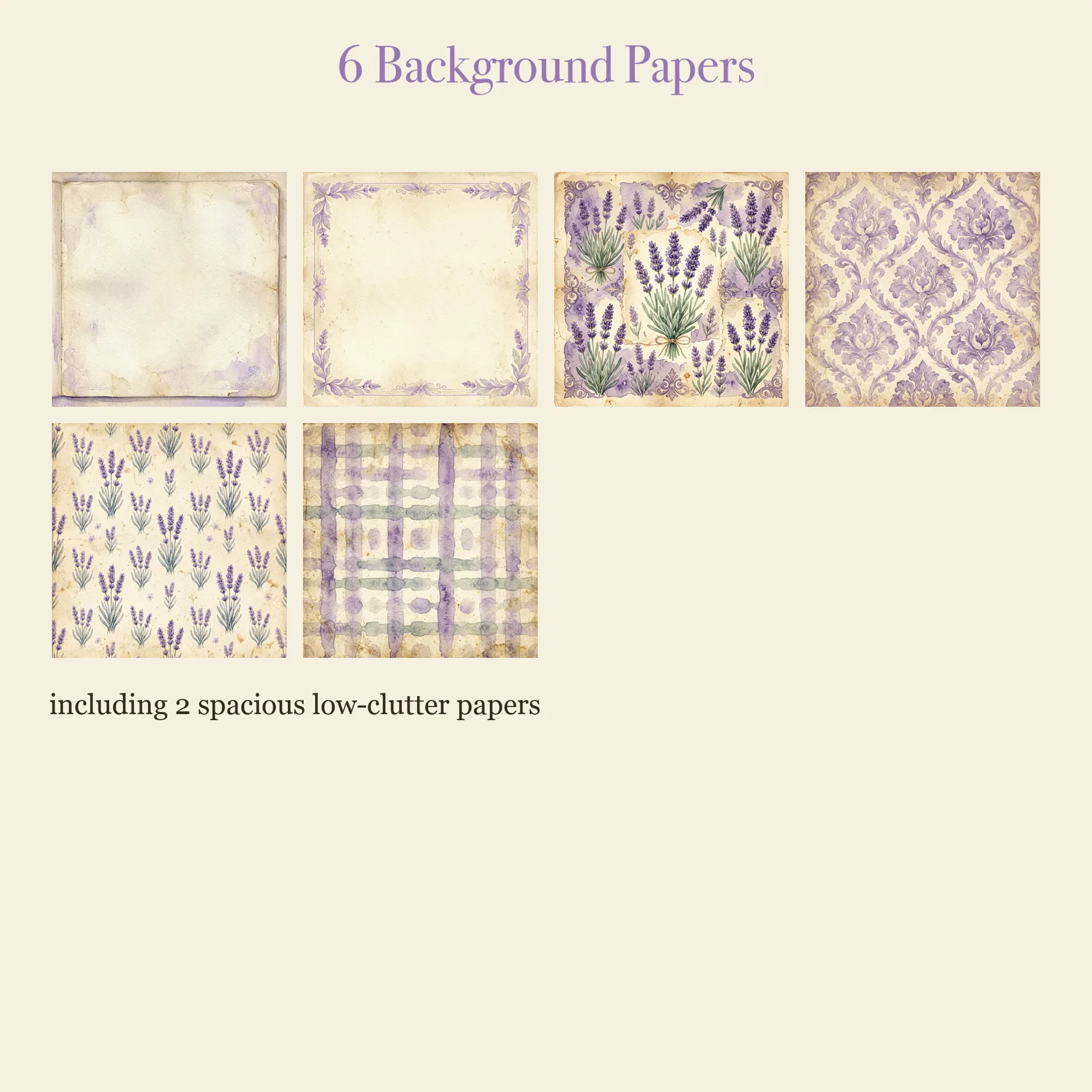 Lavender Provence Junk Journal Kit | French Countryside Floral Ephemera & Papers | Printable Cut-Outs | Digital Download