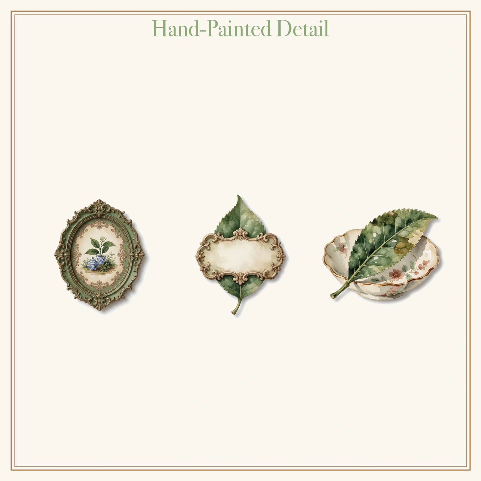 Tea Plantation Harvest Junk Journal Kit | Cultivation & Ceremony Ephemera Papers | Printable Cut-Outs | Digital Download