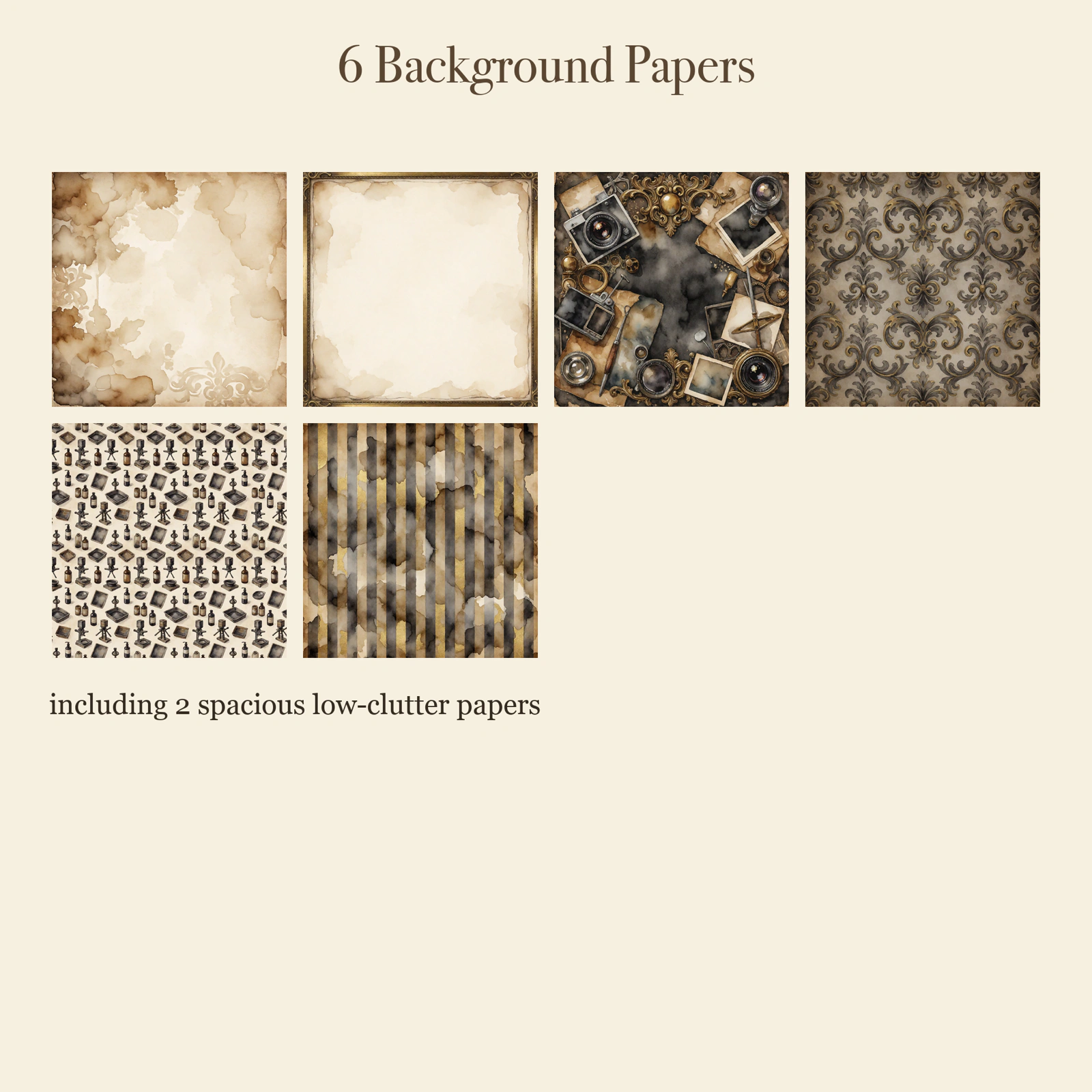 Vintage Camera Photography Junk Journal Kit | Film & Darkroom Ephemera Papers | Printable Cut-Outs | Digital Download